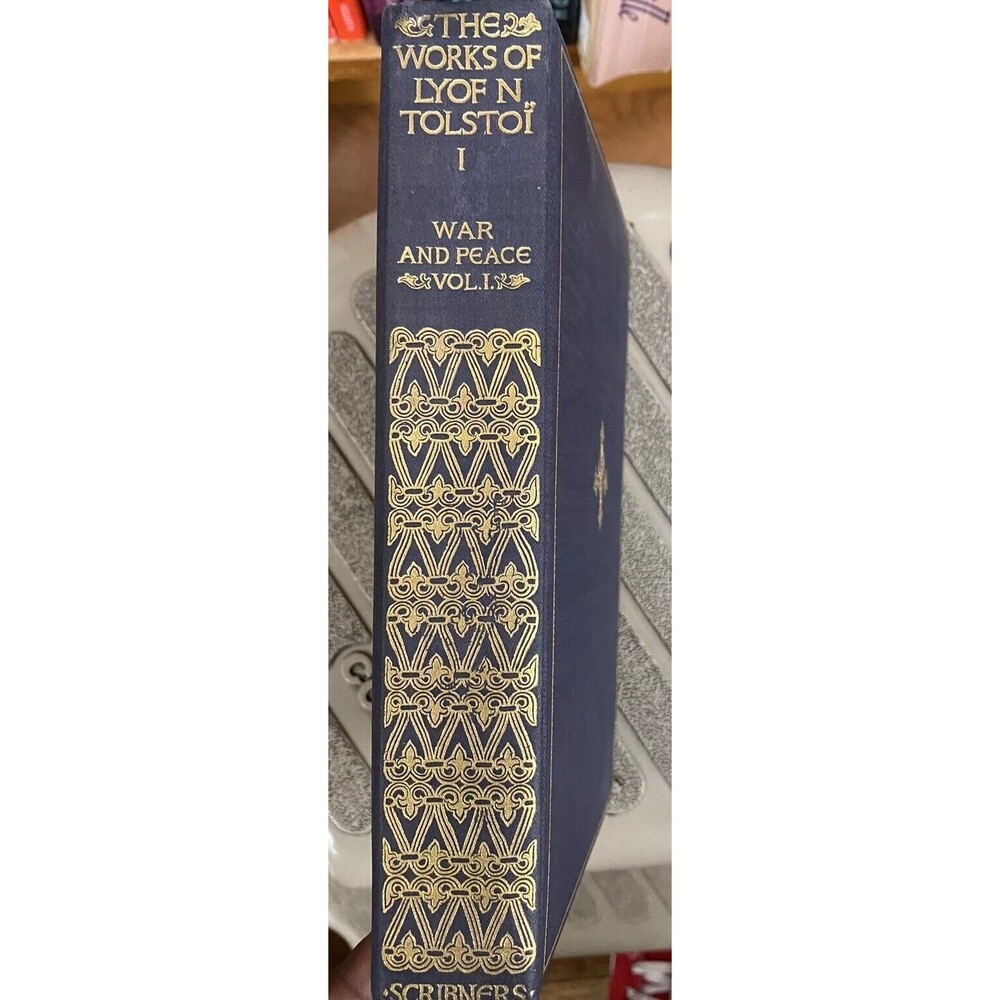 Tolstoy- The Works of Lyof Tolstoi Novels 24-Volume Set Scribners 1899 Hardcover